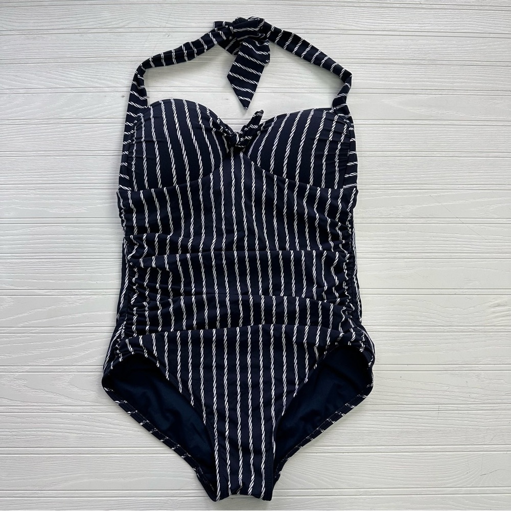SEAFOLLY coastline Halter One Piece Swimsuit‎ size 10